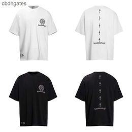 Horseshoe t shirt Mens Cross Fashion Chromez Heart Designer Shirts Heartz Cotton High Weight Short Sleeve T-shirt
