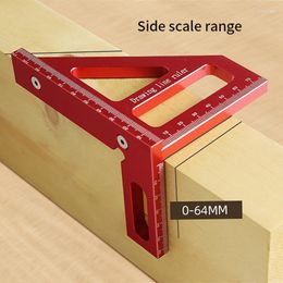 Professional Hand Tool Sets Aluminum Alloy Miter Triangle Rule Woodworking Square Protractor High Precision Layout Measuring For Engineer