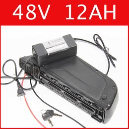 48V 12AH Samsung bottle lithium battery electric bike bafang battery 750W 48v e-bike 54.6V with 5V USB pack Free customs duty