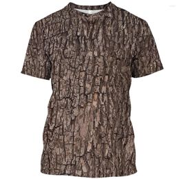 Men's T Shirts 3D Printing Man Clothing Daily Fashion Summer Oversized TeeJungle Camouflage Short Sleeve T-Shirt Men Interesting O-Neck