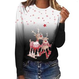 Women's Hoodies Womens Short Sleeve Shirt Merry Christmas T For Women Baseball Long Plaid Splicing Sparkly Tops Plus Size