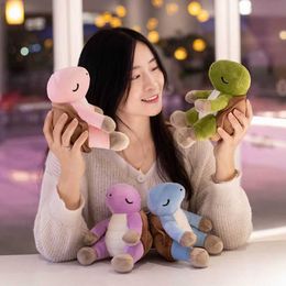 Stuffed Plush Animals 18cm Realistic Cute Sea Turtle Plush Toy Plush Soft Turtle Sea Animal Doll Toys Birthday Gift for Kids Girls