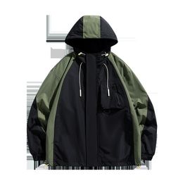 Mens Jackets Men Hooded Cargo Male Windbreak Harajuku Oversize Couples Outwear Bomber Jacket Coat Streetwear Clothes 230810