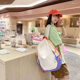 School Bags Small Fresh And Simple Backpack Junior High Students Fashion Female Tide Brand Middle Student Schoolbag