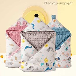 Pyjamas Baby Bini Wool Sleeping Bag Newborn Blanket Quilt Embrace Swaddle Packaging Sleeping Bag Baby Warm Sleeping Bag 0-12 Months Z230811