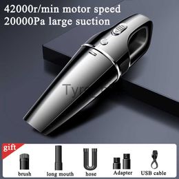 Vacuum Cleaners 20000Pa Car Vacuum Cleaner Portable Cordless Handheld Rechargeable Auto Vacuum for Home Car Pet Hair Mini Vacuum Cleaner New x0810