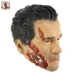 Realistic Arnold Schwarzenegger Mask Latex Robot Terminator Mask Fancy Dress Party Masquerade Movie HKD230810