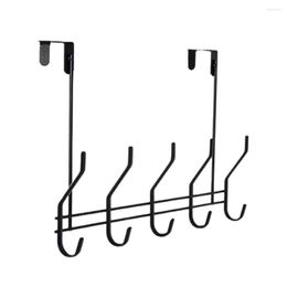 Hooks Coat Hook Punch Free Space Saver Iron Entryway Stable Rack Hat Hanger For Bathroom