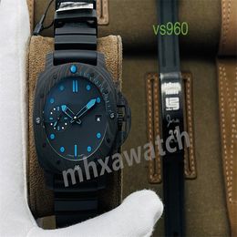 VS Factory produces men's watch 9100 mechanical movement Leather strap Rubber strap Sapphire glass mirror folding buckle