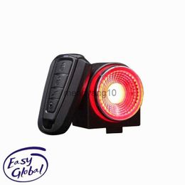 Bike Lights Antusi A8Pro Led Lights Bike Rear Lamp Usb Rechargeable Burglary Alarm Call Wireless Control Tail Lamp Bicycle Warning Light HKD230810