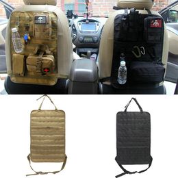 Car Organiser Universal Tactical MOLLE Seat Back Military Panel Vehicle Cover Protector Kit Mat