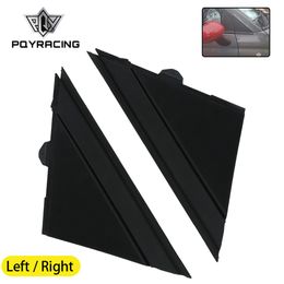 Car Door Mirror Flag Cover Molding Triangle Cover For FIAT 500 2012-2019 1SD00KX7AA 1SJ85KX7AA Matte Black PQY-FBL37BK