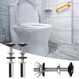 Bath Accessory Set Toilet Seat Screws Bolts And Nuts Hinges Stainless Steel Heavy Duty Hinge Universal For Repair Bathroom