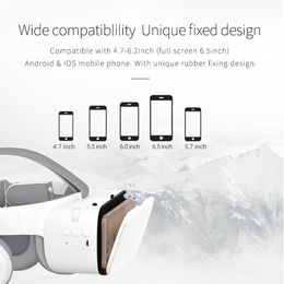 VR Glasses Powerful 3D Upgrade IMAX HD Glasses Breathable VR Headset Google Cardboard Virtual Reality Wireless Helmet For Mobile Smartphone 230809