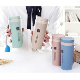 Water Bottles Travel Mug Office Coffee Tea Bottle Cups Straw Plastlc Thermal Insulatio Cup Portable Fashionable For Children