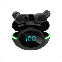 Y80 TWS Wireless Headphones Touch Control LED Display Wireless Bluetooth Headset Bluetooth Earphones Game Earbuds for wholesale