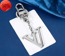 Keychains Lanyards Charm Designer Keychain Brand Key Buckle Gold silver Letter Chain Handmade Mens Womens Bag Pendant gift