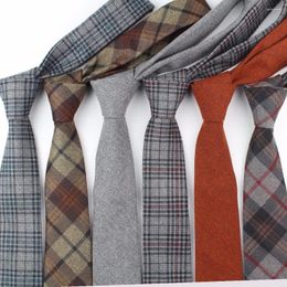 Bow Ties Fashion Men's Colourful Tie Cotton Formal Necktie Narrow Slim Skinny Cravate Thick Neckties