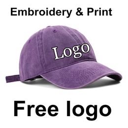 Ball Caps Custom baseball cap Vintage men women fishing sports hat DIY embroidery trucker hat Adjustable Fitted dad hat 230809