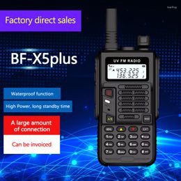 Walkie Talkie Baofeng BF-X5plus Hand-held Walkie-talkie Desk Waterproof Dust-proof Function With Power-saving Mode Lasting Outdoor Camping.