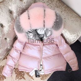 Women's Jackets Maomaokong Winter Jacket Women Real Fur Coat Parkas Duck Down Lining Coat Real Raccoon Fur Collar Warm Black Streetwear J230810