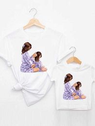 Family Matching Outfits Family Matching Outfits Trend Female Women Love Kid Child Summer Mom Mama Mother Tshirt Tee T-shirt Clothes Clothing
