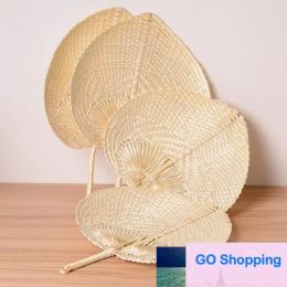 Simple Peach Shaped Bamboo Fan Creative Hand Summer Cooling Wooden Handmade Decorative Woven Party Diy Weddin Fans China Supplies