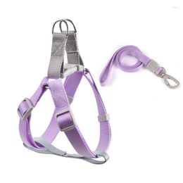 Dog Collars Harness Vest For Small Dogs Adjustable Puppy With Leash Outdoor Walking Pet Rope Cat Chihuahua Supplies