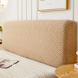 Nordic All-inclusive Headboard Cover Dust-proof Jacquard Weave Simple Modern Fleece Sofa Backrest Cover