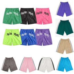 Shorts Mens Shorts Designer Women Palm Short Pants Letter Printing Strip Webbing Casual Five-Point Clothes 2023 Summer Beach Clothing585