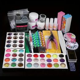 Professional Acrylic Nail Kit - Everything You Need to Create Stunning DIY Nails - Monomer, Powder, Liquid & Tips!