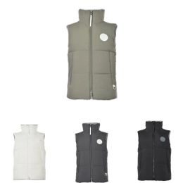 Men's Vests Mens Puffer Vest Bodywarm Gilet Goose Down Feather Jacket Capsule Series White Label Down Autumn and Winter Sleeveless Coat Size s m l xl xxl 5kfg