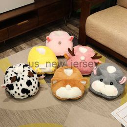 Slippers 1Pc Caroon Home Slipper Feet Warm Slippers Unicorn Cow Elk Humster Winter Warm Foot Warmer Shoes Computer Shoes J230810