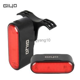 Bike Lights Giyo Bicycle Brake Sensing Taillight 6 Lighting Modes Smart Rear Lights IP66 Waterproof 800mAh Type-c Charging Long Battery Life HKD230810