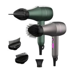 Professional One-Step Hair Dryer Set: Blow Dryer for Fast, Low-Noise Drying with Comb Attachments