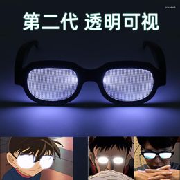 Sunglasses LED Light-emitting Glasses Conan Same Personality Funny Dance Performance Festival Party Rave