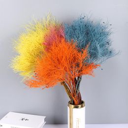 Decorative Flowers Dream Grass Immortal Flower Ins Small Bouquet Accessories Dragon Mustard Nordic Pography Props Diy Material