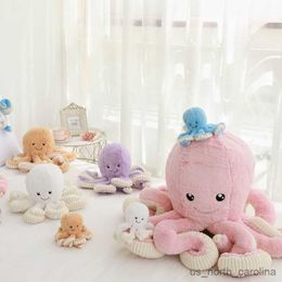 Stuffed Plush Animals Cute Octopus Baby Simulation Doll Soft Cotton Stuffed Plush Toy Warm Family Decoration Pendant For Children's Birthday Gift R230810