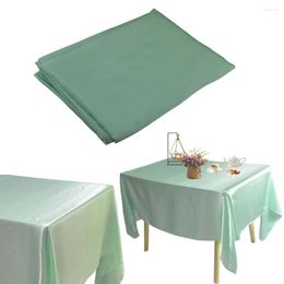 Table Cloth Satin Tablecloth Luxury Wedding Party Decor Christmas Birthday Baby Shower Overlays Restaurant Cover