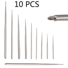 Labret Lip Piercing Jewellery 10PCS G23 Needles Size 18g14g16g Needle Puncture Rod External Taper Insertion Thread Pin stretch Kit Tool 230809