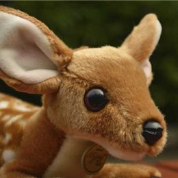 Stuffed Plush Animals Aurora Plush Toy Infant Deer Soft Stuffed Cartoon deer Dolls Animal for Children Baby Birthday New Year Gift Soft