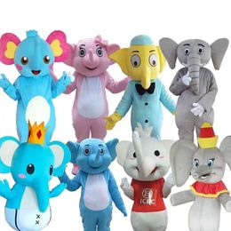 Cute Cartoon Elephant Mascot Costume Party Carnival Anime Character Animation Role-playing Props