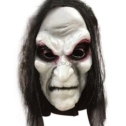 1PCS Horror Scary Wig Mask Cosplay Mask for The Face Halloween Party Costume Mask Prop Masquerade Joker Latex Headgear Prom HKD230810