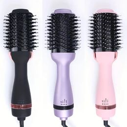 3-in-1 Hot Air Comb: Dry, Curl & Straighten Your Hair Effortlessly!