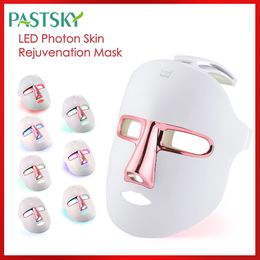 Face Massager 7 Colours LED Mask Wireless Face Pon Therapy Skin Rejuvenation Beauty Mask Anti Acne Wrinkle Whitening Skin Machine 230809