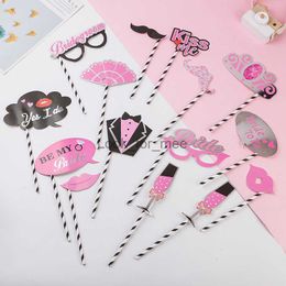 15 pcs funny photo props happy birthday wedding ing bachelor party dress up supplies party atmosphere mask HKD230810