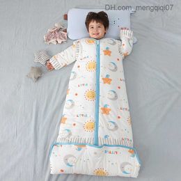 Pajamas Baby sleeping bag detachable sleeves wearable blanket warm organic baby sleeping bag Z230811