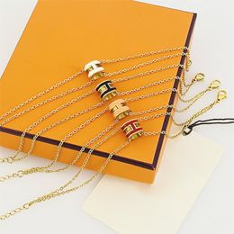 European and American fashion necklace pendants with steel seal technology titanium colorfast Jewellery female wholesale.