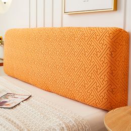 Nordic All-inclusive Headboard Cover Dust-proof Jacquard Weave Simple Modern Fleece Sofa Backrest Covers