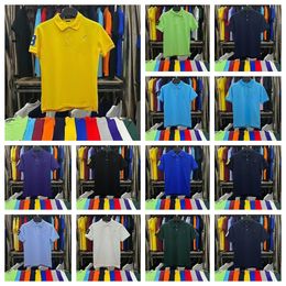 Fast Ship Polo Shirts 100% Cotton Mens T-Shirts Brand Designer Tees Street Wear Fashion Men Women Polos Shirt Casual Shirt Short Sleeve